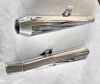 Mistral RE Cont. GT650 / Interc. 650 (E5) FLAT konické koncovky inox, černé